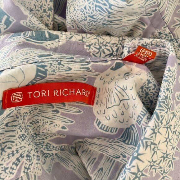 Tori Richard Mens Short Sleeve Button Down Cotton Shirt XL - Picture 8 of 11